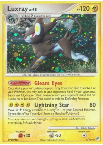 Luxray (National Championships 2007-08) #7 — Diamond & Pearl