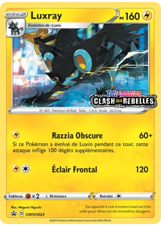 Luxray SWSH023 — Épée & Bouclier Promos