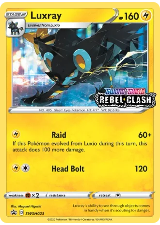 Luxray SWSH023 — Sword & Shield Promos