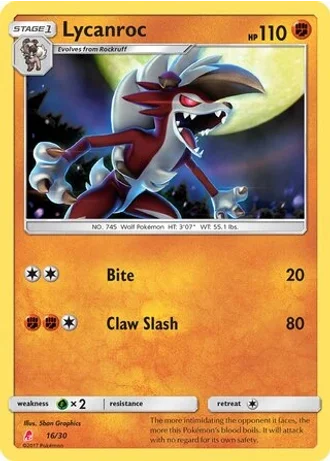 Lycanroc #16 — SM trainer Kit (Lycanroc)