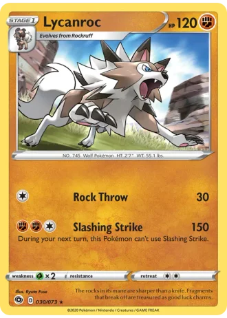 Lycanroc #30 — Champion's Path