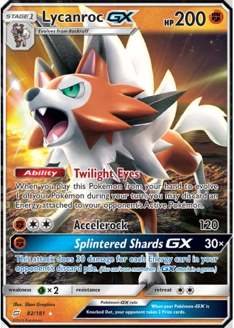 Lycanroc GX #82 — Team Up