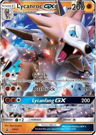 Lycanroc GX SM14 — Sun & Moon Promos