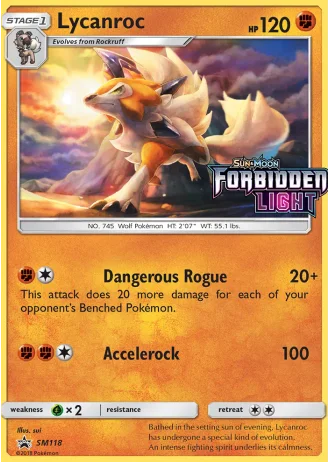 Lycanroc SM118 — Sun & Moon Promos