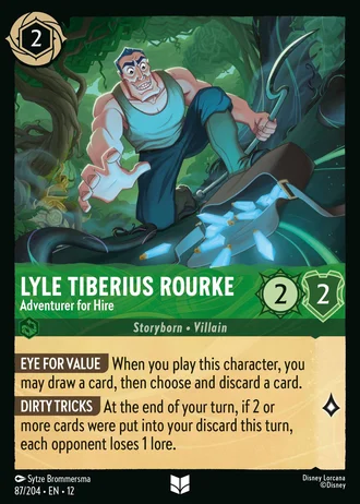 Lyle Tiberius Rourke - Adventurer for Hire #87/257 — Wilds Unknown