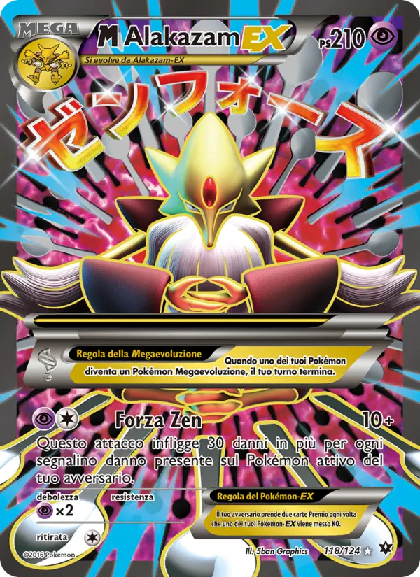 M Alakazam EX #118 — Destini Incrociati