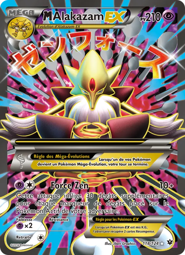 M-Alakazam EX #118 — Impact des Destins