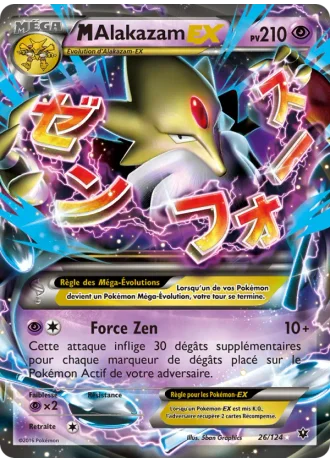 M-Alakazam EX #26/124 — Impact des Destins