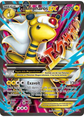 M Ampharos EX #88 — Antiche Origini