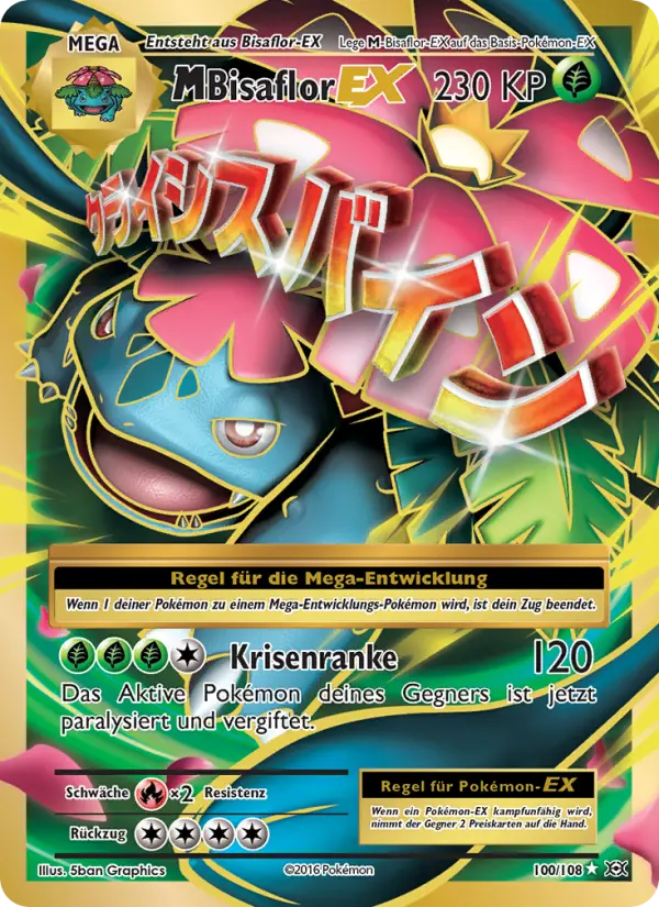 M-Bisaflor EX #100 — Evolution