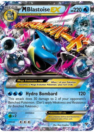 M Blastoise EX #30/146 — XY