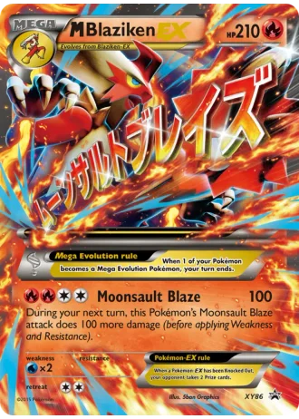 M Blaziken EX XY86 — XY Promos