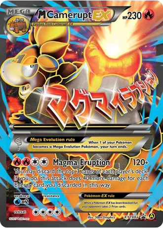 M Camerupt EX XY198a — Yellow A Alternate