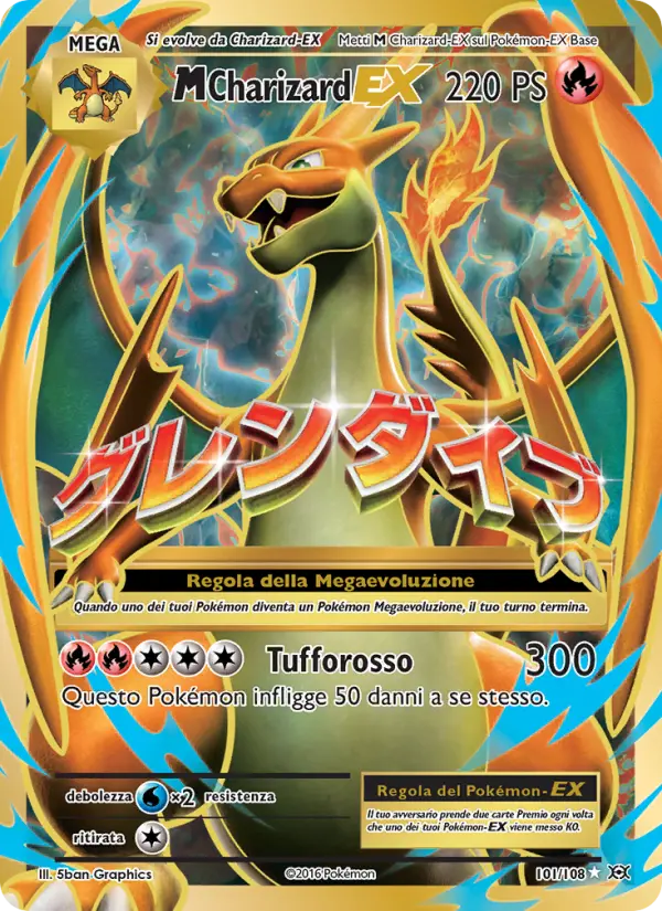 M Charizard EX #101 — Evoluzioni