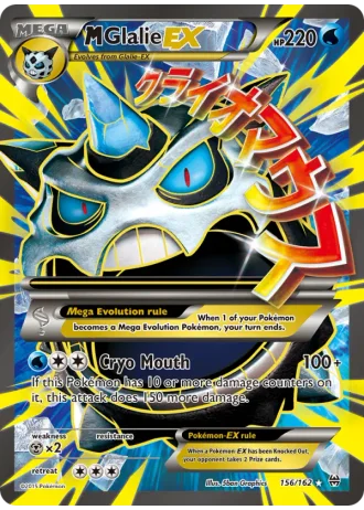 M Glalie EX #156/162 — BREAKthrough