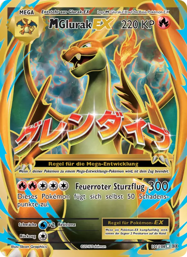 M-Glurak EX #101 — Evolution
