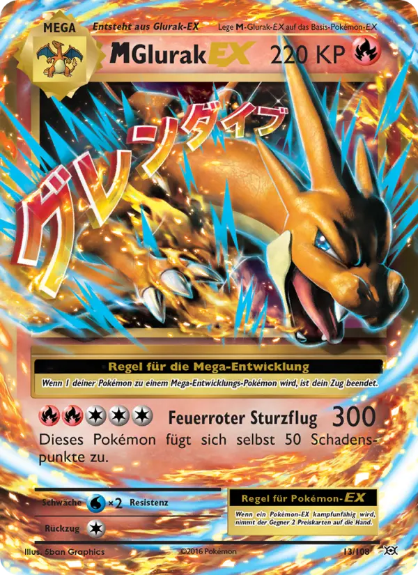 M-Glurak EX #13 — Evolution