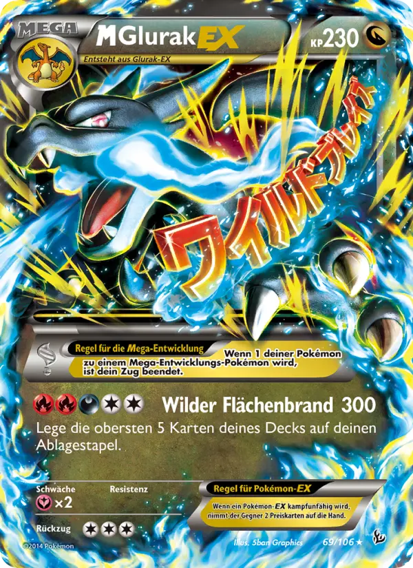 M-Glurak EX #69 — Flammenmeer