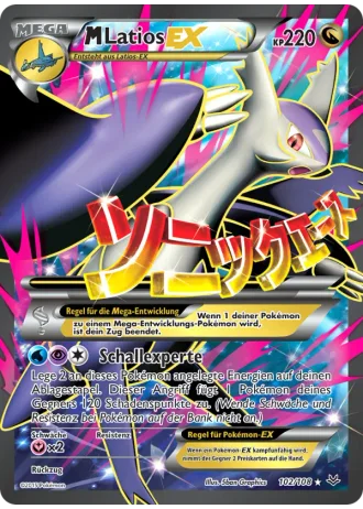 M-Latios EX #102/108 — Drachenleuchten