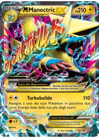 M Manectric EX #24/119 — Forze Spettrali