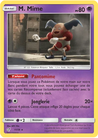 M. Mime #11/18 — Détective Pikachu