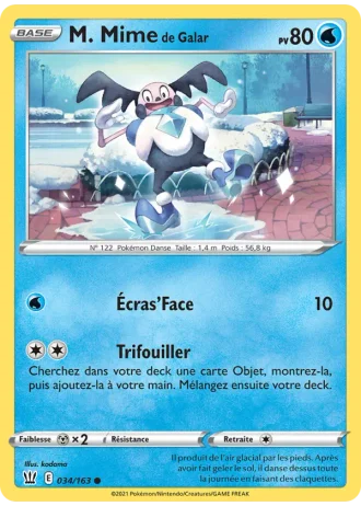 M. Mime de Galar #34/163 — Styles de combat
