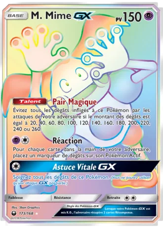M. Mime GX #173/168 — Tempête Céleste