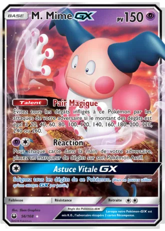 M. Mime GX #56/168 — Tempête Céleste