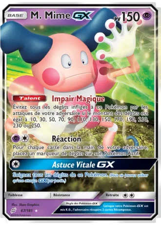 M. Mime GX #67/181 — Duo de Choc