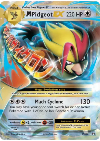 M Pidgeot EX #65/108 — Evolutions