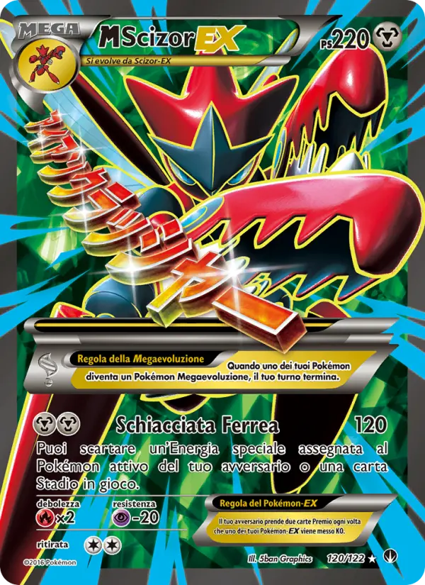 M Scizor EX #120 — Turbo Crash