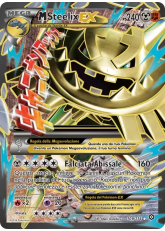 M Steelix EX #109/114 — Vapori Accesi