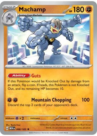 Machamp #068/165 — 151