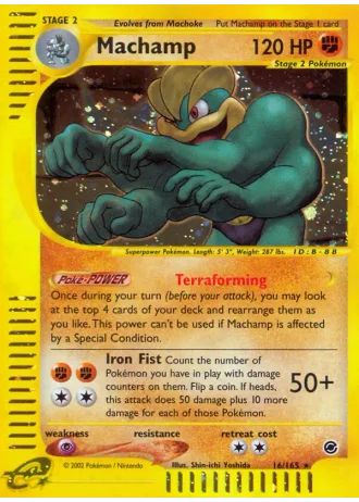 Machamp #16 — Expedition Base Set