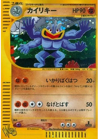 Machamp (1st Edition) #48/48 — Pokémon Web (1st Edition)