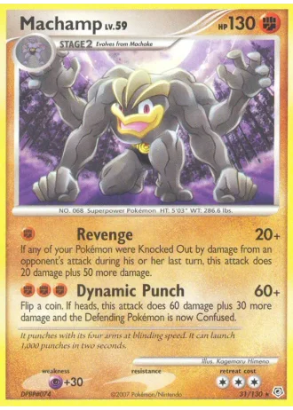 Machamp #31/130 — Diamante & Perla