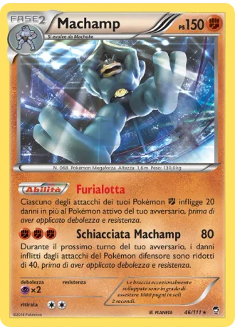 Machamp #46/111 — Colpi Furiosi