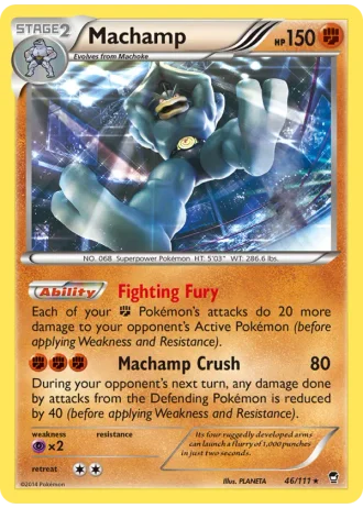 Machamp #46/111 — Furious Fists