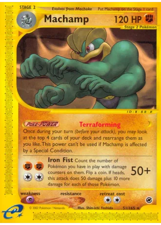 Machamp #51 — Expedition Base Set