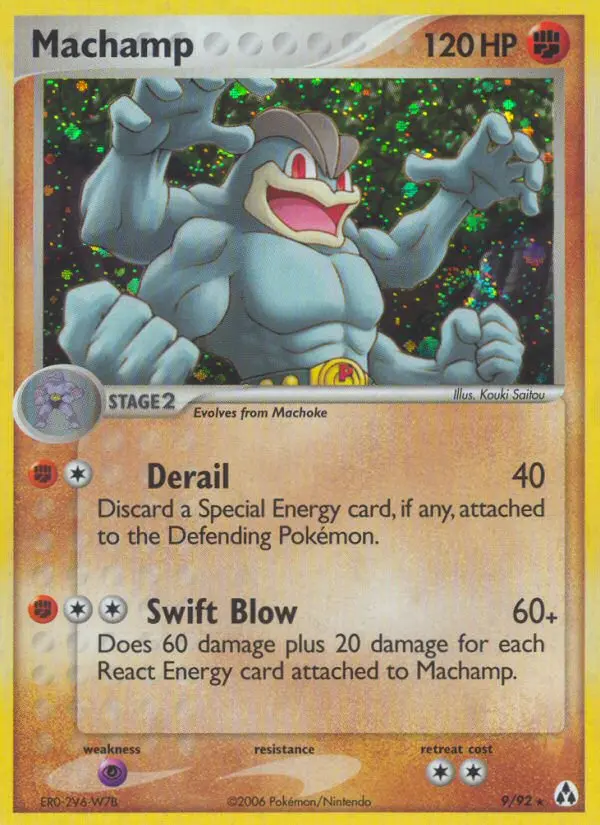 Machamp #9 — EX La Leggenda di Mew