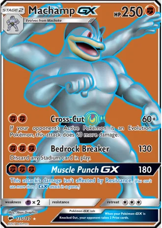 Machamp GX #135/147 — Burning Shadows