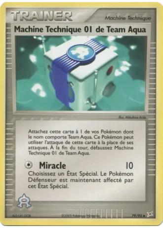 Machine Technique 01 de Team Aqua #79/95 — EX Team Magma vs Team Aqua