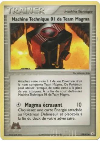 Machine Technique 01 de Team Magma #84/95 — EX Team Magma vs Team Aqua