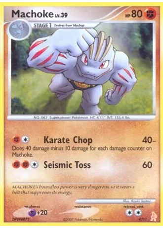 Machoke #4 — DP trainer Kit (Lucario)
