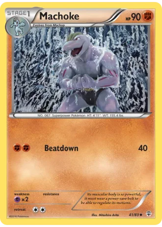 Machoke #41/83 — Generations