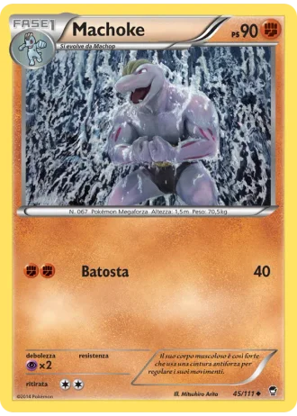 Machoke #45/111 — Colpi Furiosi