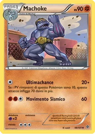 Machoke #48/101 — Esplosione Plasma
