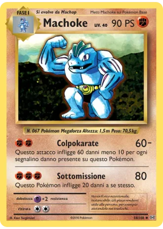 Machoke #58/108 — Evoluzioni