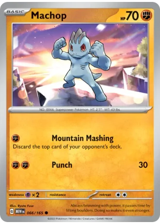 Machop #066/165 — 151