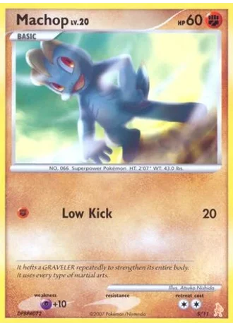 Machop #5 — DP trainer Kit (Lucario)